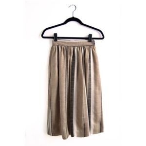 Vintage 1970s Evan-Picone Burlap Texture Skirt